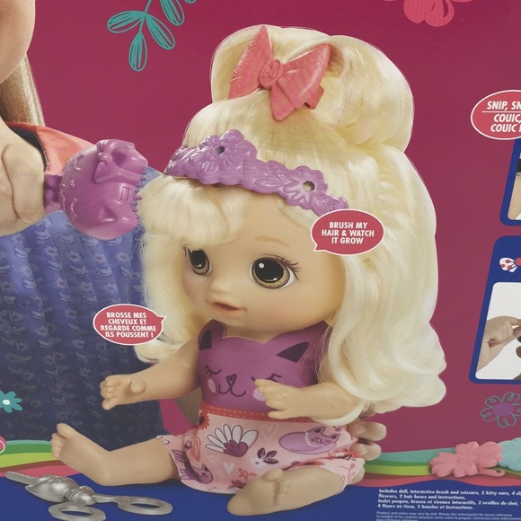 Baby Alive Step N Style Baby Doll Blonde with Growing Hair Interactive … - Picture 11 of 16